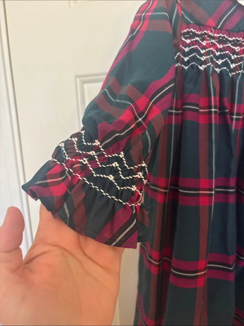 Vintage Polly Flinders Hand Smocked Deess